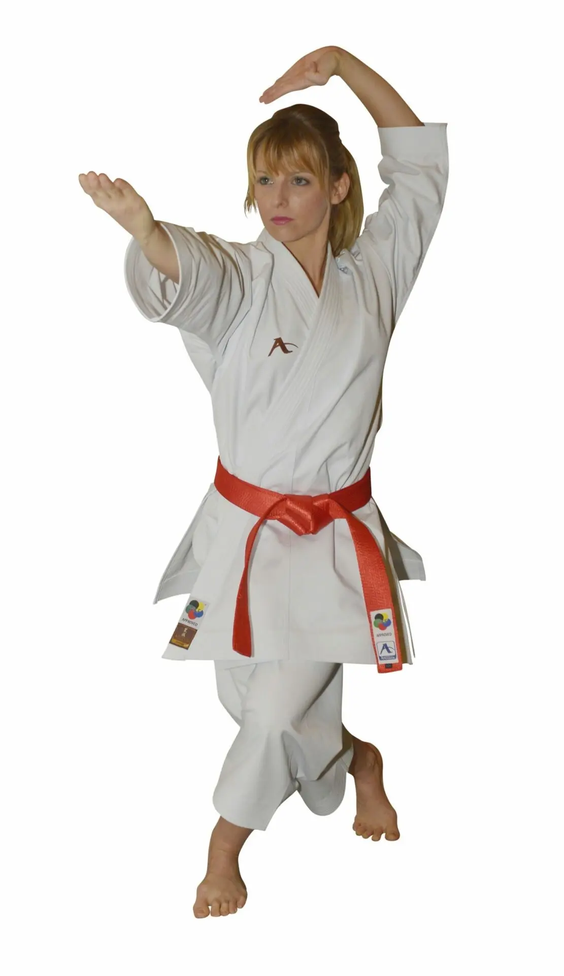 Karategui Kamikaze Premier Kata - Combinaison 100% Coton Pour Compétition Kata, Coupe Performance, Blanc - 6