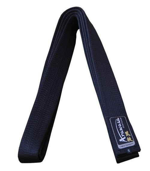 Karateband deluxe Arawaza | zwart - Product Kleur: Zwart / Product Maat: 330