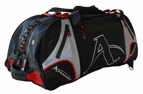 Multifunctionele sporttas & rugzak Arawaza | zwart-rood - Product Kleur: Rood / Zwart / Product Maat: S