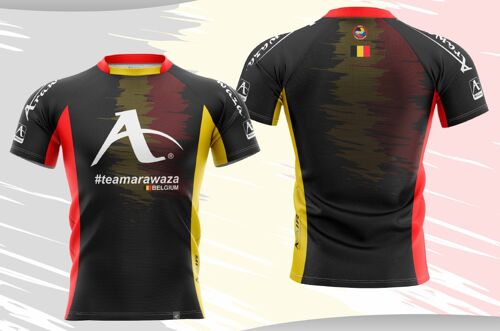 T-shirt Arawaza | dry-fit | #teamArawaza Belgium - Product Maat: XS