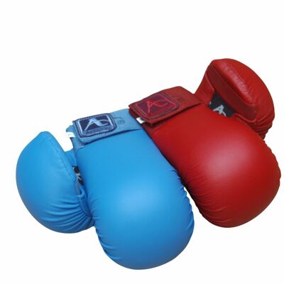Karate-handschoenen (mitts) Arawaza | rood of blauw - Product Kleur: Blauw / Product Maat: XL