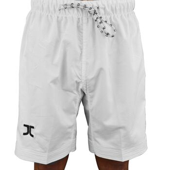 Combinaison d'été de taekwondo (dobok) JCalicu | gris anthracite-blanc - Couleur du produit : Blanc / Taille du produit : 180 5