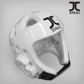 Casque de Taekwondo JCalicu | WT approuvé | blanc - Couleur du produit : Blanc / Taille du produit : XXS 1