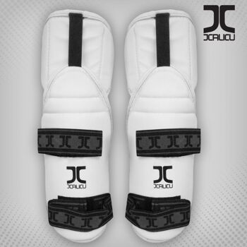 Protège-bras et coudes de taekwondo JC | WT | blanc - Couleur du produit : Blanc / Taille du produit : XS