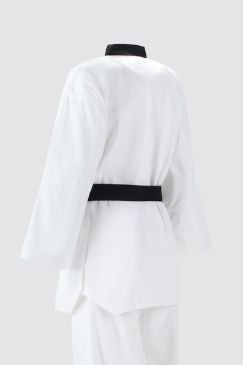 Taekwondo costume dan (dobok) JC-Club | WT | blanc-noir - Taille du produit : 190 3