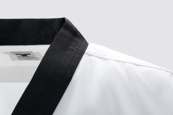 Taekwondo costume dan (dobok) JC-Club | WT | blanc-noir - Taille du produit : 190 4