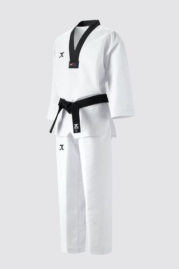Taekwondo costume dan (dobok) JC-Club | WT | blanc-noir - Taille du produit : 190 8