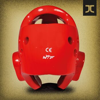 Casque de taekwondo JC-Club | WT | rouge - Couleur du produit : Rouge / Taille du produit : M 2