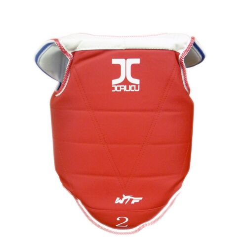 Taekwondo-borstbeschermer Premium JC | WT-goedgekeurd - Product Kleur: Rood / Blauw / Product Maat: M