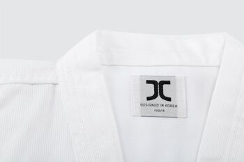 Combinaison de taekwondo (dobok) pour débutants JCalicu-Club | WT | blanc - Couleur du produit : Col blanc / Taille du produit : 170 4