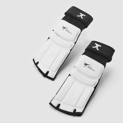 Taekwondo-voetbeschermers JCalicu | WT-goedgekeurd | wit - Product Kleur: Wit / Product Maat: M