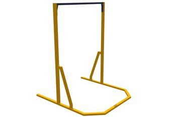 Support de fitness mobile Stedyx | pliable | 2,24 m de haut 1