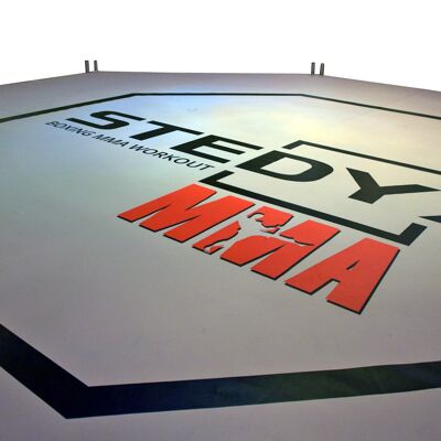 MMA-octagon canvas Stedyx | pvc - Product Afmetingen: 6 meter