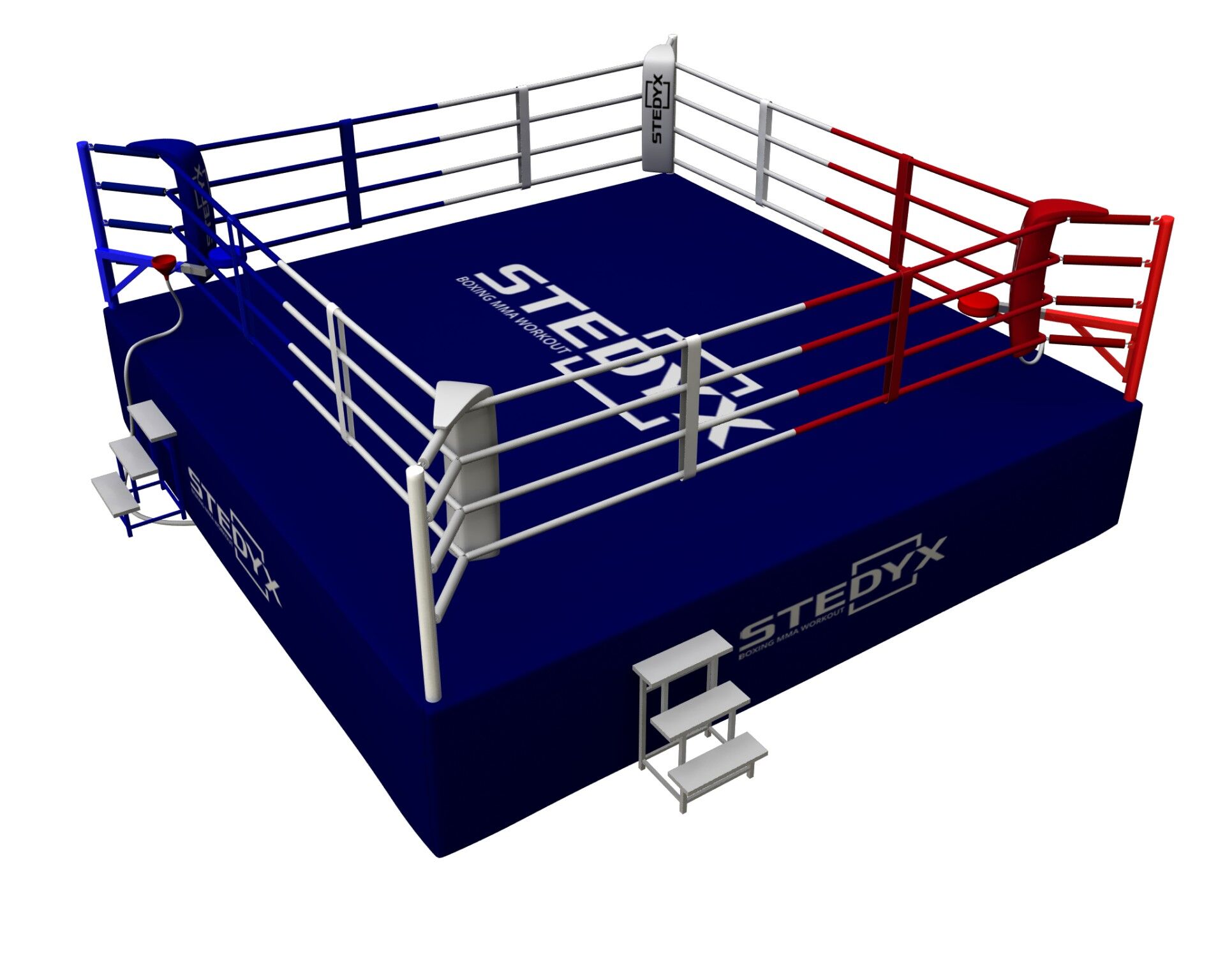 16' X 16' Custom Boxing Ring (With Your Logo) Complete | PROLAST.com