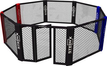 Cage d'entraînement octogonale Stedyx | cage de sol - Dimensions du produit : 7 mètres 1