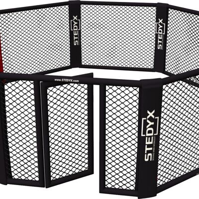 Octagon trainingskooi Stedyx | floor cage - Product Afmetingen: 7 meter