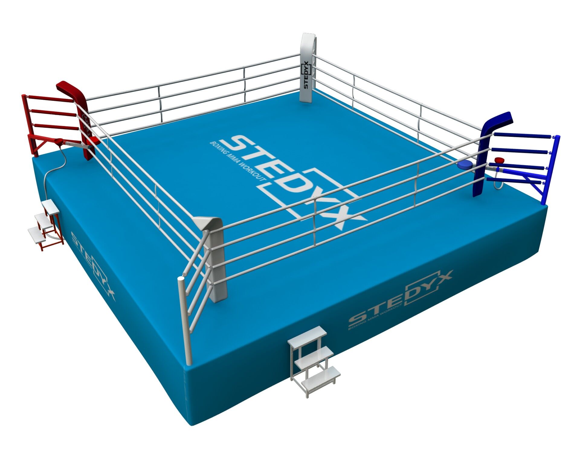 How to draw a Boxing Ring step by step | Drawing wrestling ring easy -  YouTube