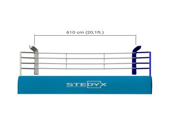 Ring de boxe olympique Stedyx | AIBA | 7,8 x 7,8 mètres 5