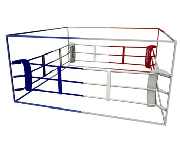 Ring de boxe Economy Stedyx | mobile et léger - Dimensions du produit : 5 x 5 mètres 2