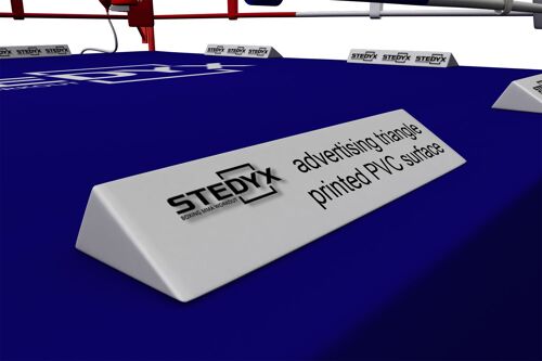 Adverteren in de boksring | Stedyx adverteerbalk | pvc-vinyl - Product Afmetingen: 1 meter