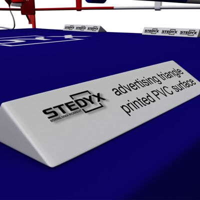 Adverteren in de boksring | Stedyx adverteerbalk | pvc-vinyl - Product Afmetingen: 2 meter