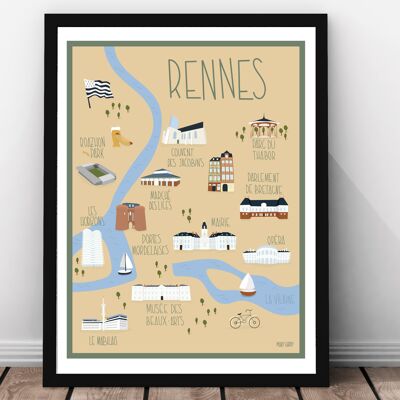 Rennes-Plakat