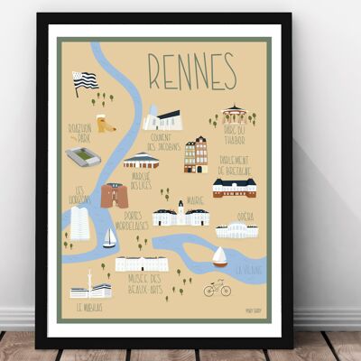 Rennes-Plakat