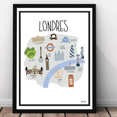 Poster Londra - Inghilterra