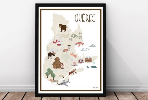 Affiche Quebec - Canada