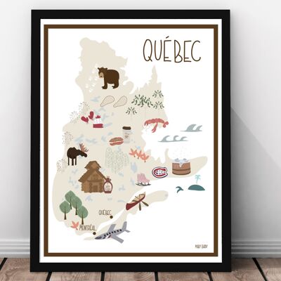 Poster Quebec - Kanada