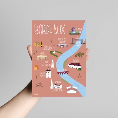 Carte Postale Bordeaux