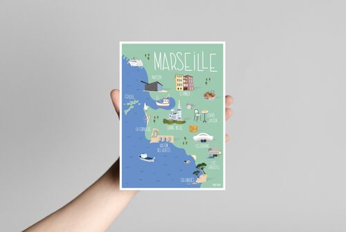 Carte Postale Marseille