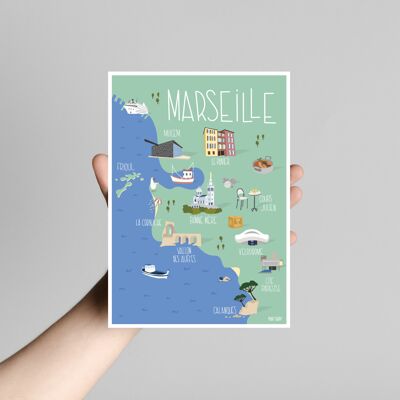 Cartolina Marsiglia