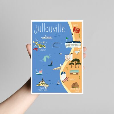 Carte Postale Jullouville