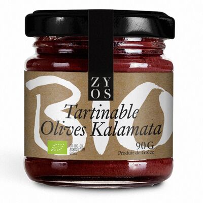 Aceitunas Kalamata para untar 90g - ORGÁNICAS