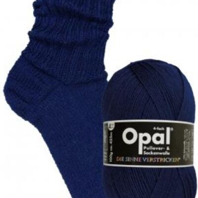 Opal sokkenwol 9930 Navy 4-draads