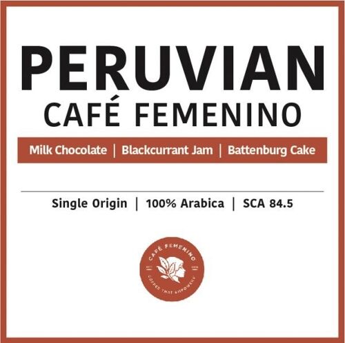 Peruvian Café Femenino - 1 kilo - domestic-espresso