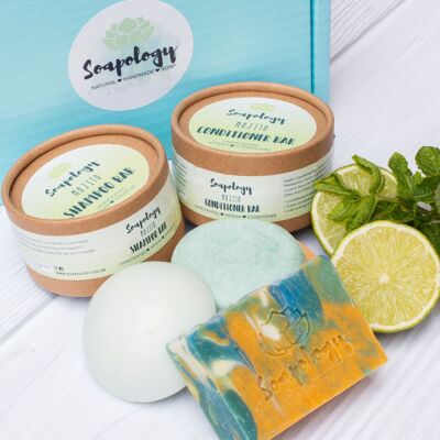 Ensemble de shampooing, revitalisant et savon - Mojito