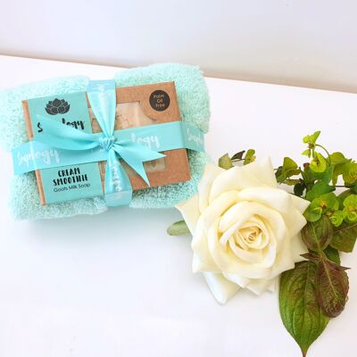 Soap & Bamboo Face Cloth Combo Mojito