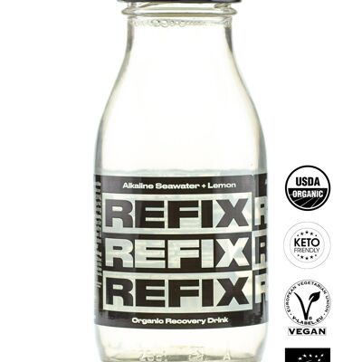 REFIX Lemon 6 Bottles - Organic Recovery Drink