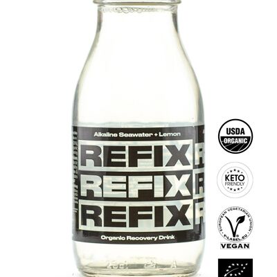 REFIX Lemon 6 Bottles - Organic Recovery Drink