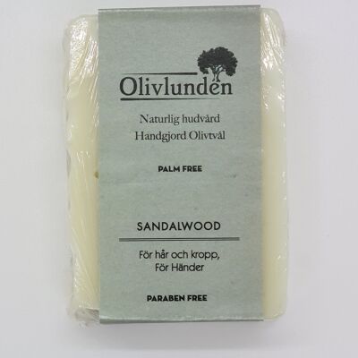 Handmade Olive Soap  Sandelwood (approx. 100gr)