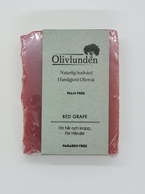Handmade Olive Soap Red Grape  (approx. 100g)