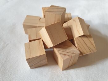 Cubes en cèdre 1