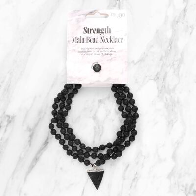 Strength Mala Bead Necklace