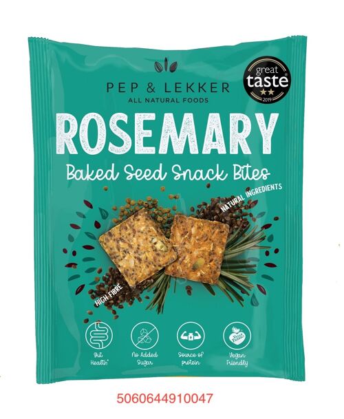 Rosemary Prebiotic Baked Seed Snack Bite - 30g