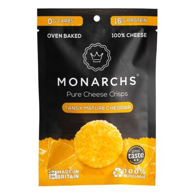 Monarchs Pure Cheese Chips - Cheddar stagionato piccante