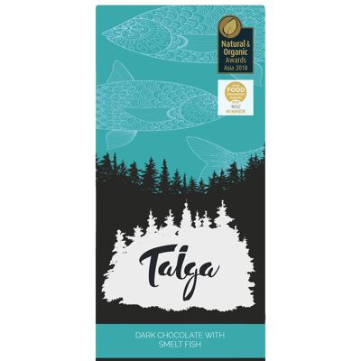 Taiga Chocolate dark chocolate with smelt fish 100 g
