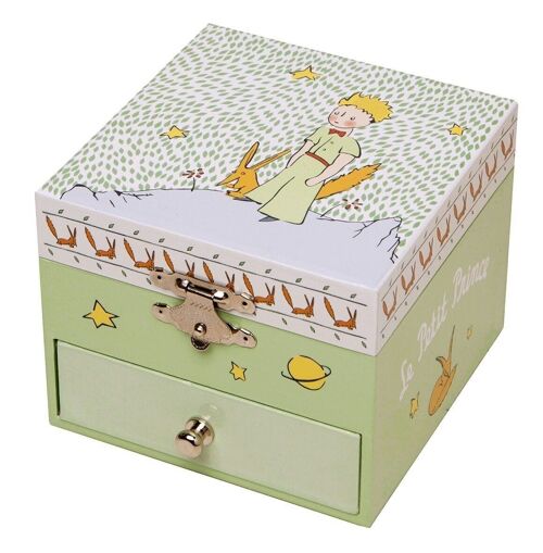 Coffret Musique Cube Phosphorescent Le Petit Prince - Jardin