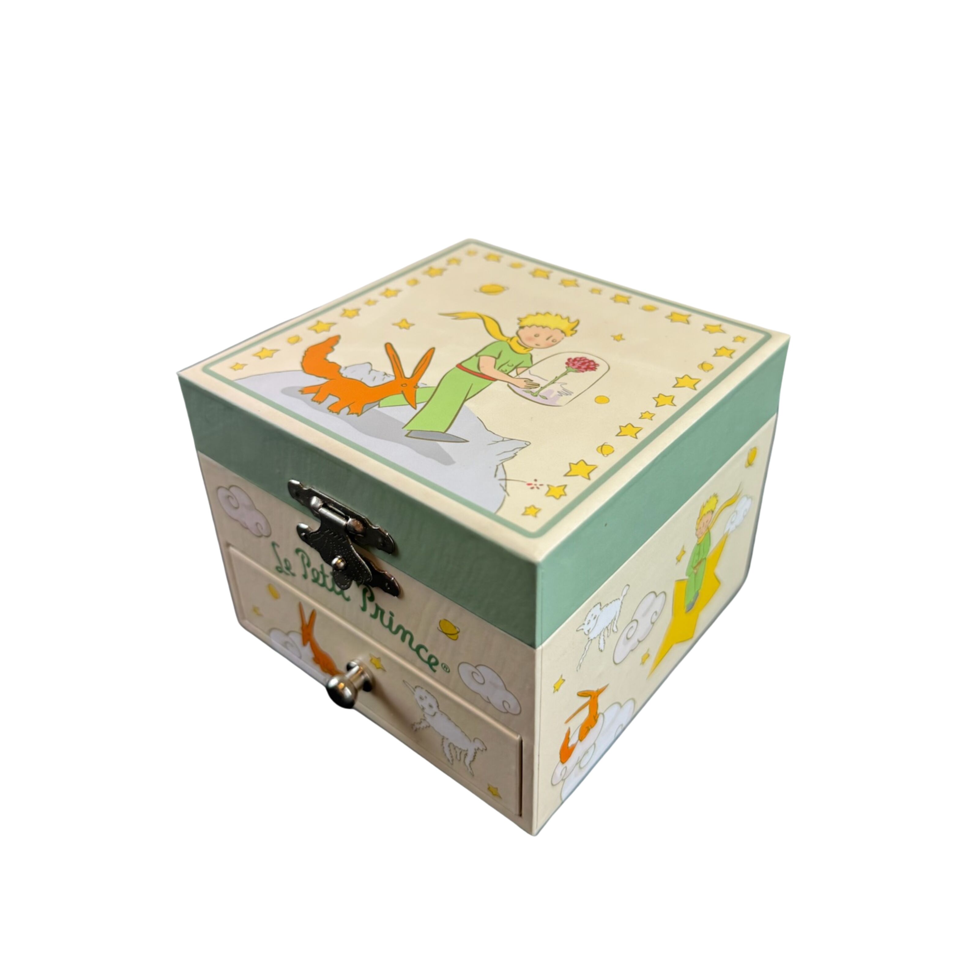 Buy wholesale The Little Prince Phosphorescent Cube Music Box - Garden